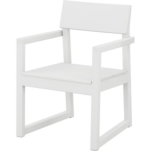 Bree Outdoor Dining Armchair, White~P77651096