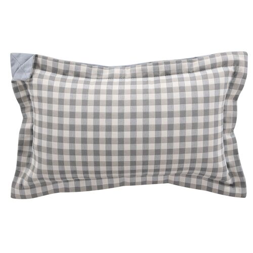 Check Plaid 14x24 Outdoor Lumbar Pillow Check Plaid 14x24 Outdoor Lumbar Pillow