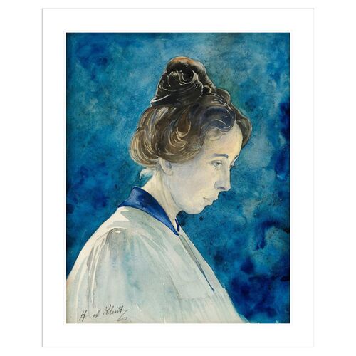 Self portrait by Hilma af Klint Framed Print Self portrait by Hilma af Klint Framed Print