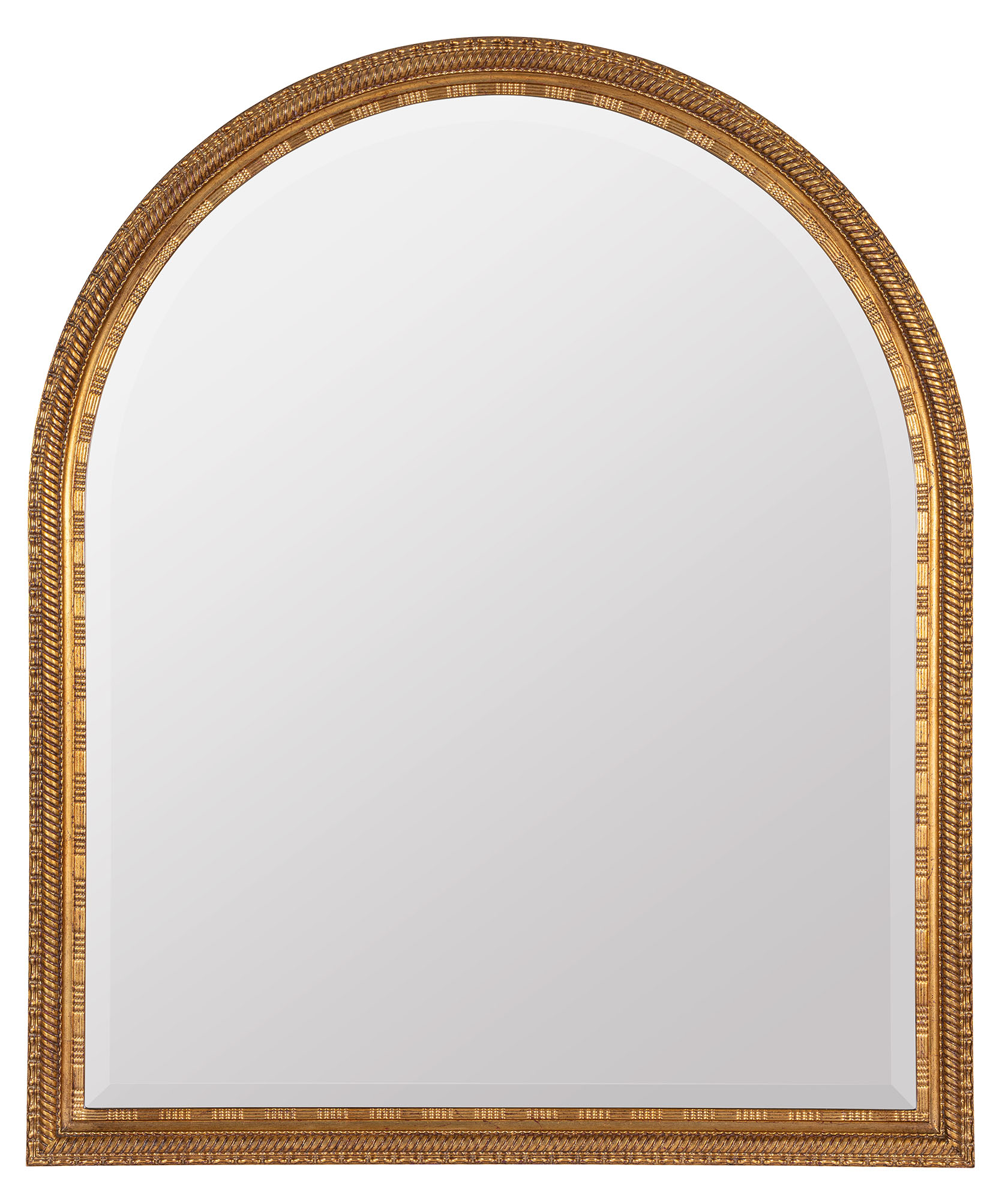 Solayne Wall Mirror, Antique Gold