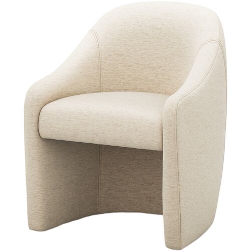 Magnolia Dining Chair, Crypton Nomad Snow Magnolia Dining Chair, Crypton Nomad Snow
