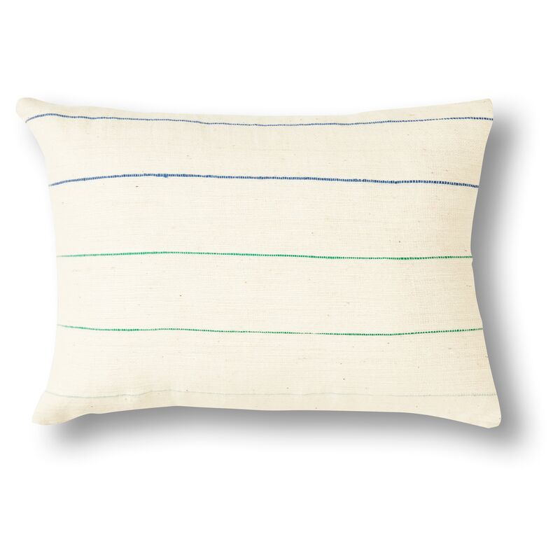 Lili 12x16 Pillow, Blue Ombré