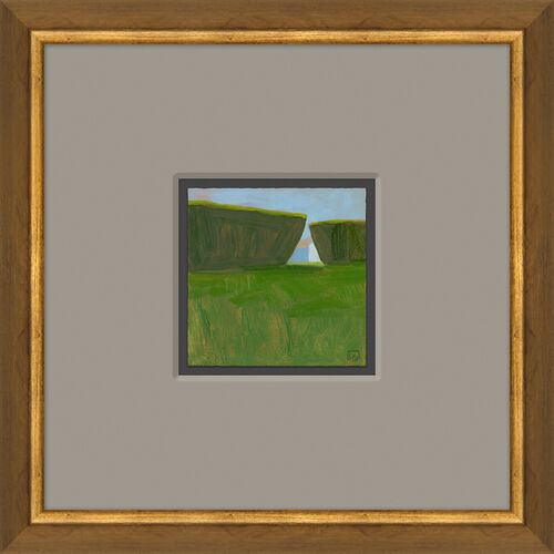 Leslie Snipes, Shrubbery with Out-Building - Small
