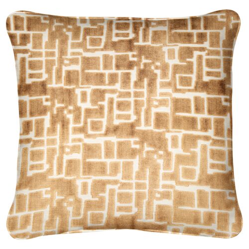 Newland Pillow, Amber Velvet~P77652026