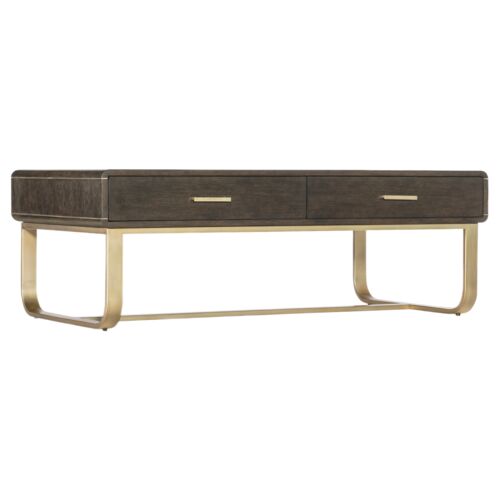 Commerce & Market Metropolitan 2-Drawer Cocktail Table, Brown