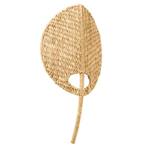 Marais Wall Sconce, Vintage Gold Leaf/Natural Abaca