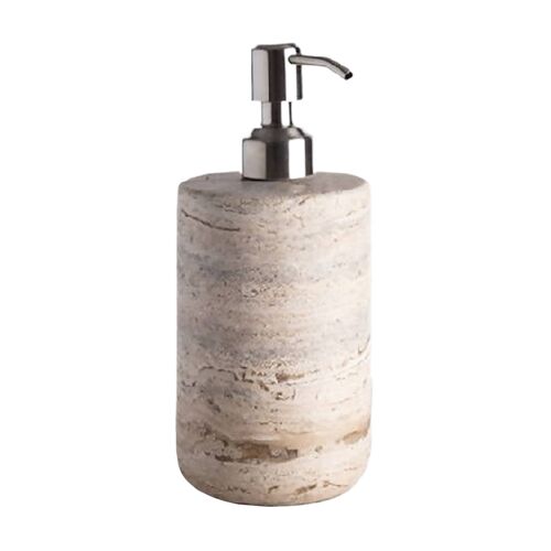 AndJacob Less Is More High Dispenser, Travertine AndJacob Less Is More High Dispenser, Travertine