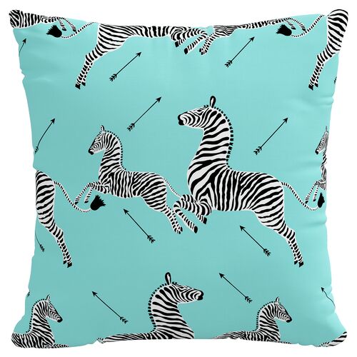 Dancing Zebras 20x20 Pillow~P111116391