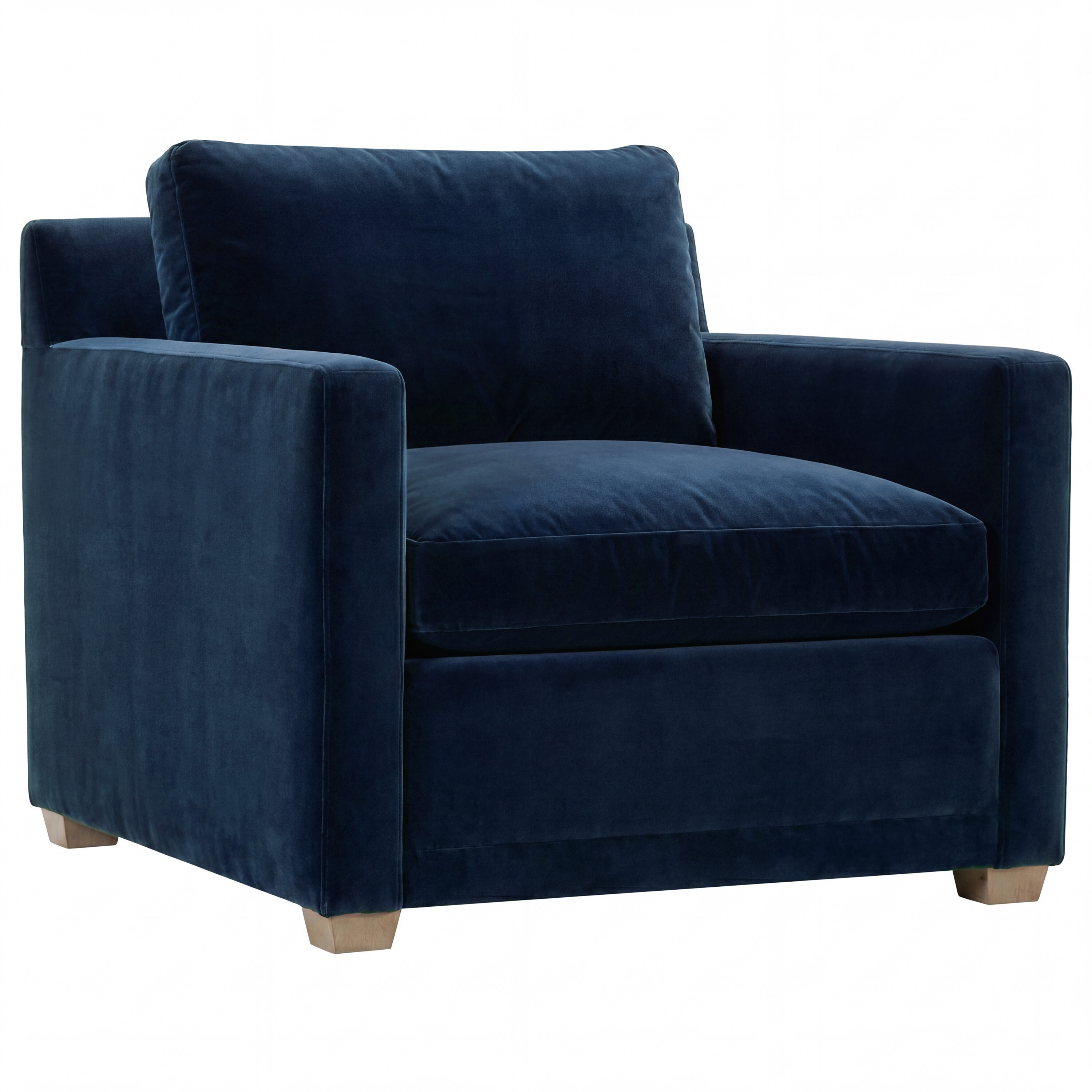 Nicolette Club Chair, Blue Stripe | One Kings Lane