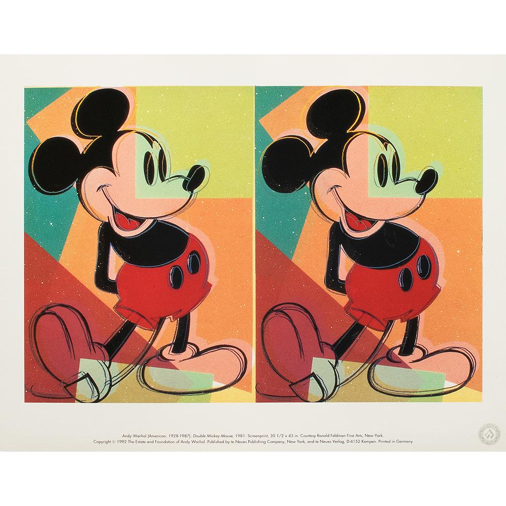 1992 Andy Warhol, "Double Mickey Mouse"~P77668945