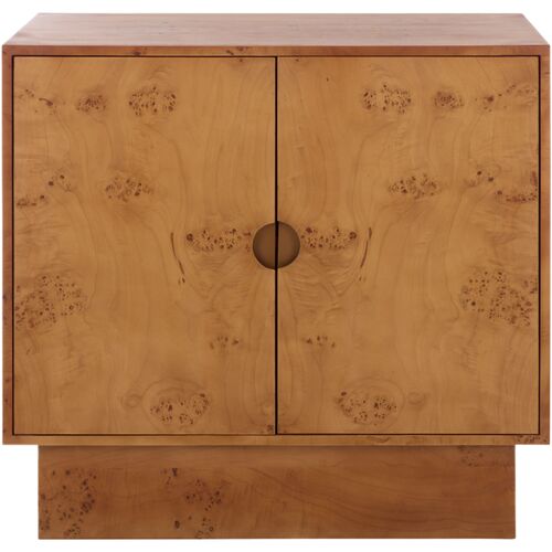 Shyra Burl Veneer Chest, Walnut Burl/Brass Shyra Burl Veneer Chest, Walnut Burl/Brass
