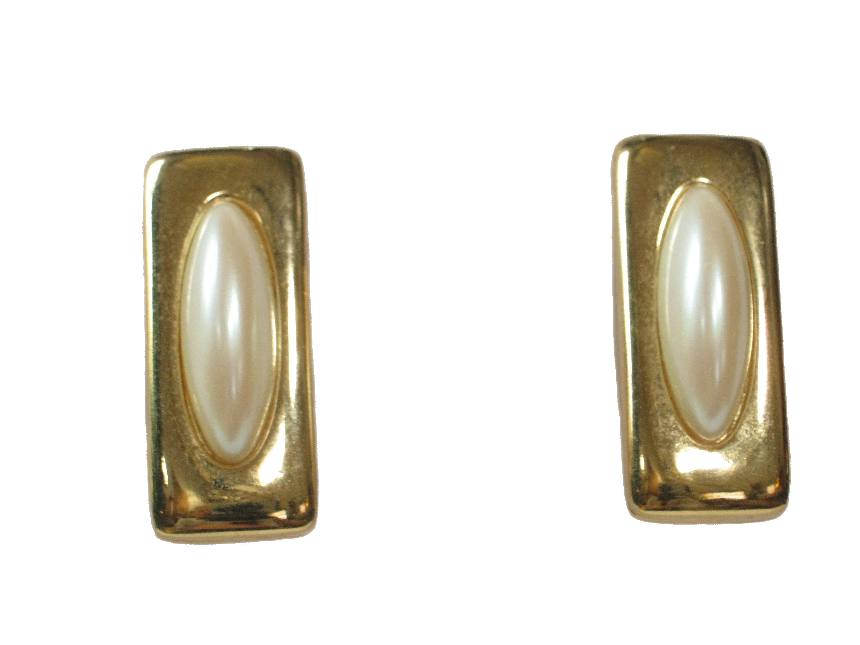 Givenchy Polished Gold Pearl Earrings~P77636427