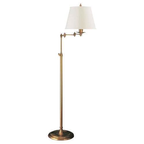 Triple Floor Lamp, Antique Brass~P77160184