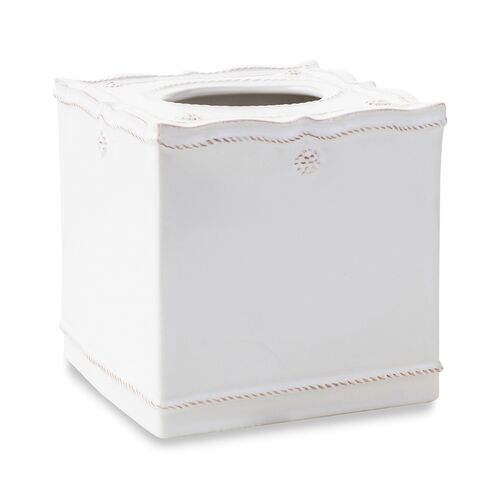 Berry & Thread White Tissue Box Cover~P77614970