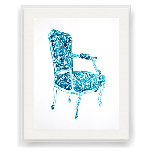 Thomas Little, When a Chair Is Blue I in Acrylic~P77624890