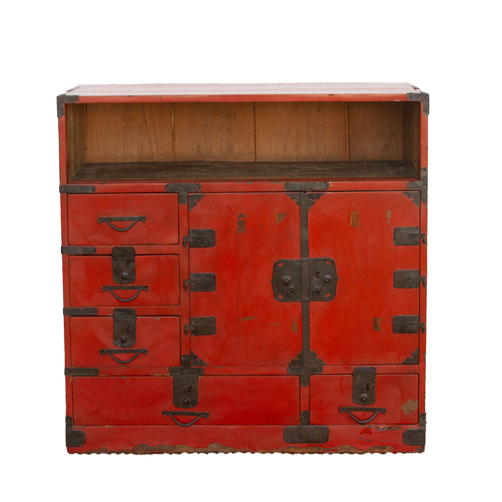 Vintage Japanese Painted Tansu Vintage Japanese Painted Tansu~P77738160