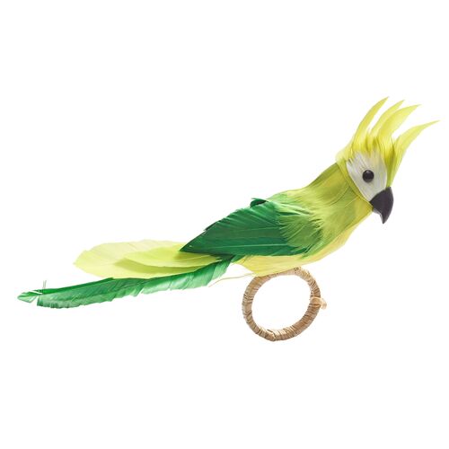 S/4 Parakeet Napkin Rings