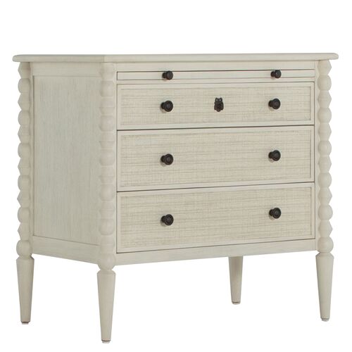 Jennifer 4-Drawer Chest, Chalk White