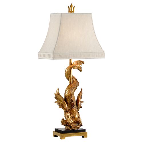 Imperial Dragon Table Lamp, Gold~P77329961