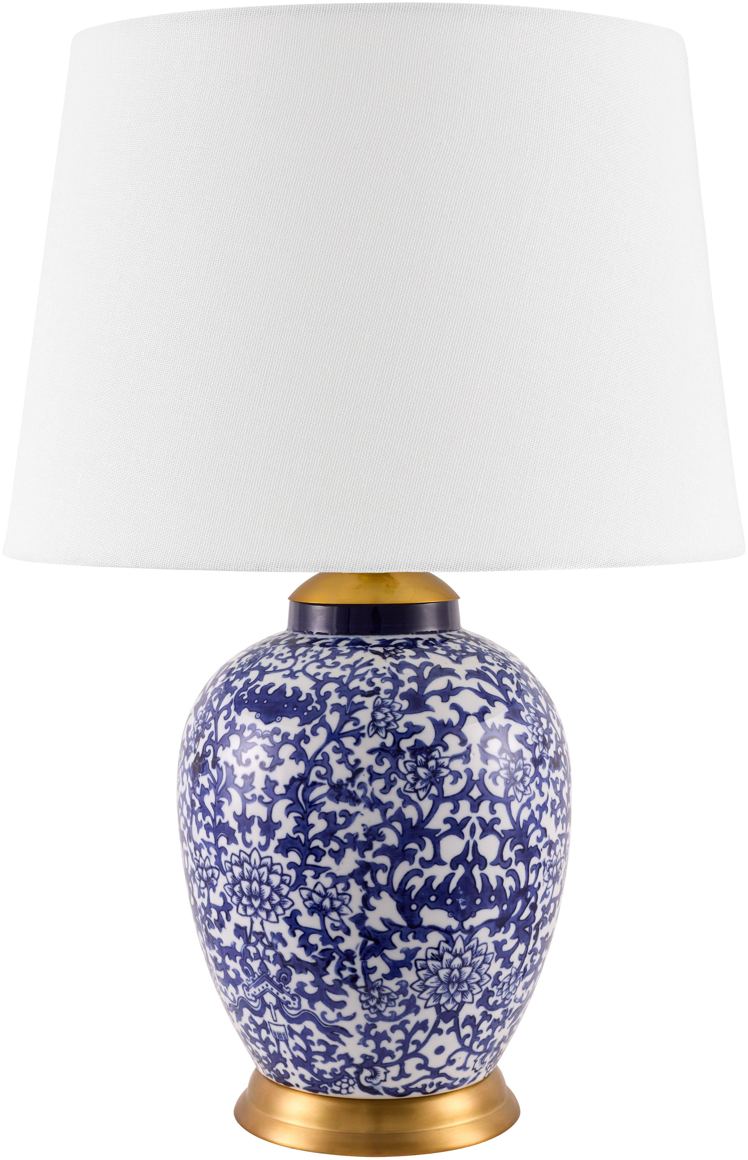 Synra Ceramic Table Lamp, Blue | One Kings Lane