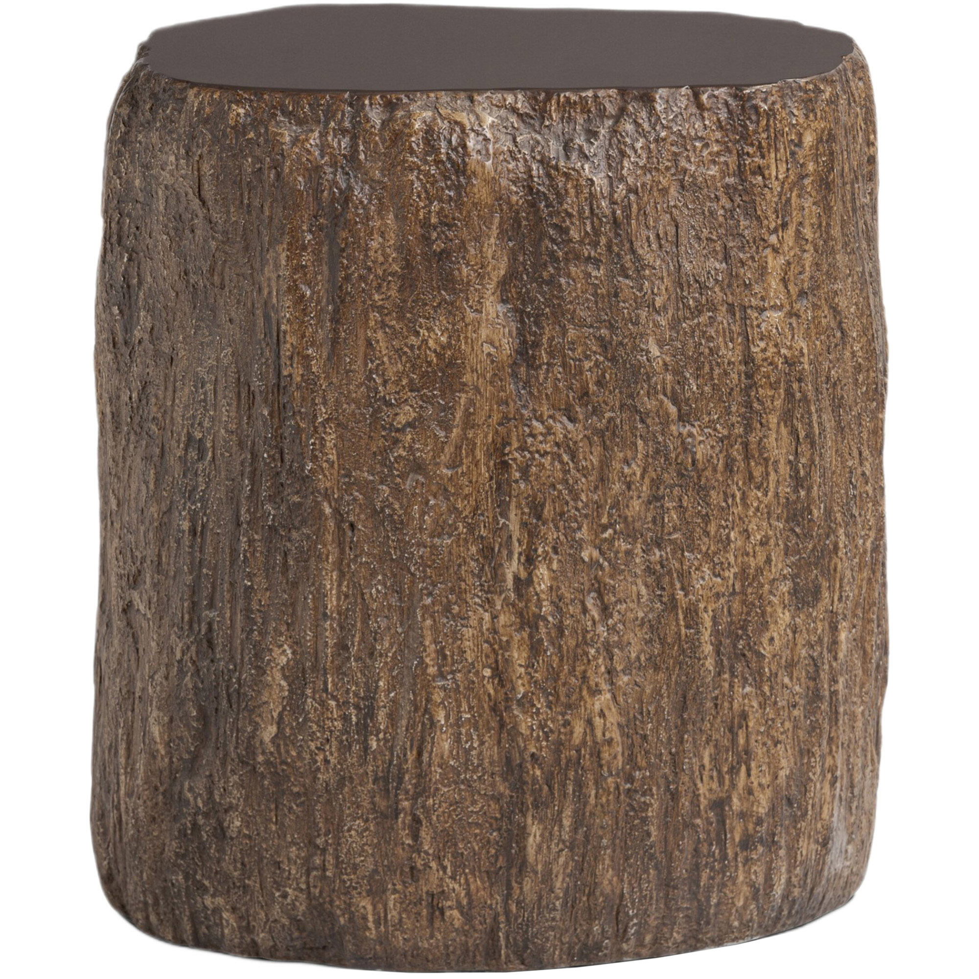 Elun End Table, Smooth Sandy Concrete