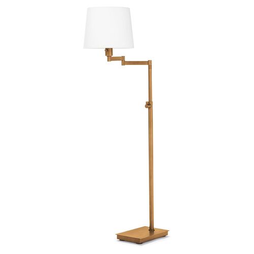 Southern Living Virtue Floor Lamp, Natural Brass~P77639089