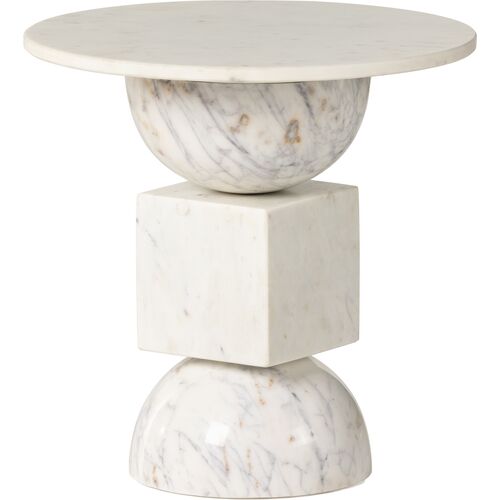 Nido Marble End Table~P111118860