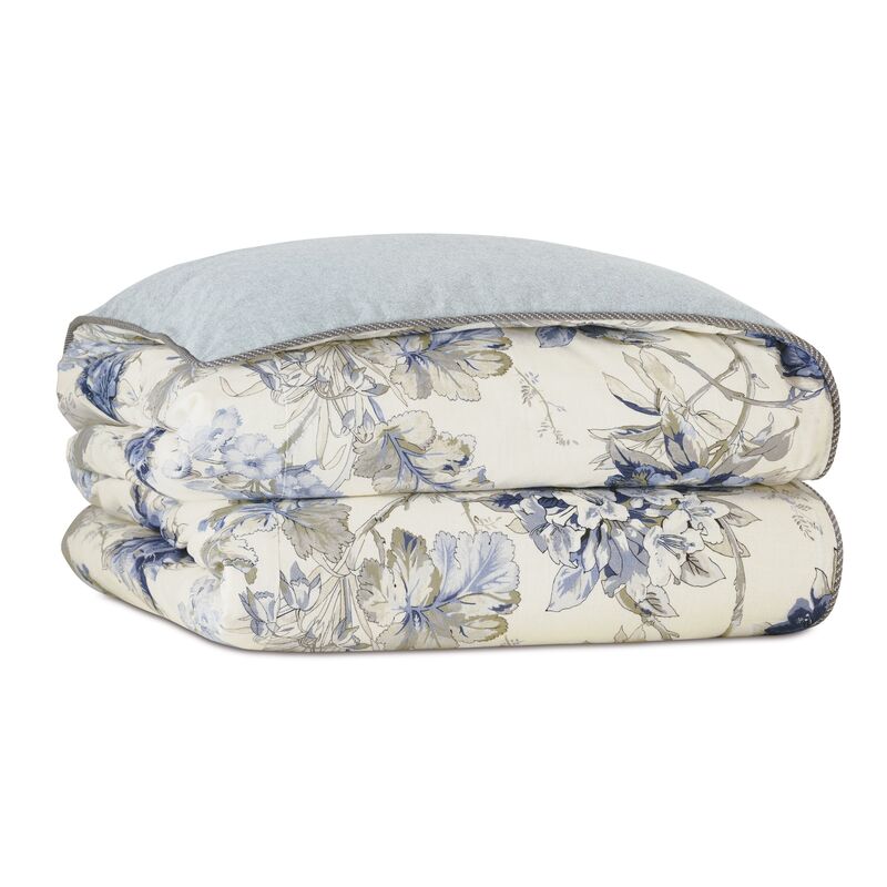 Liesl Floral Comforter, Blue