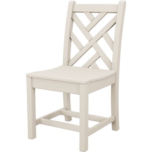 Chippendale Outdoor Dining Side Chair, Sand~P45911316