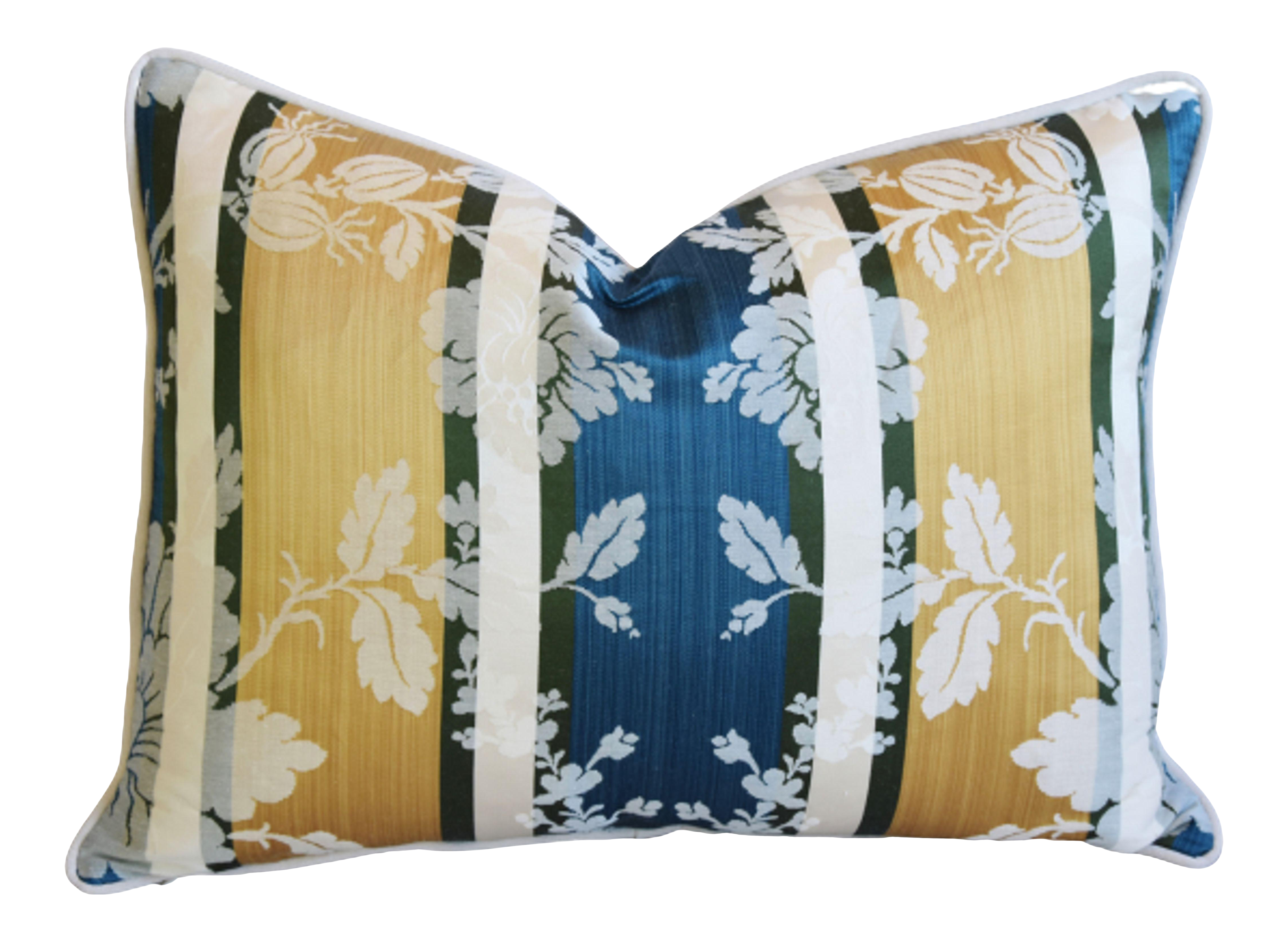 Clarence House Anjou Silk Fabric Pillow~P77668158