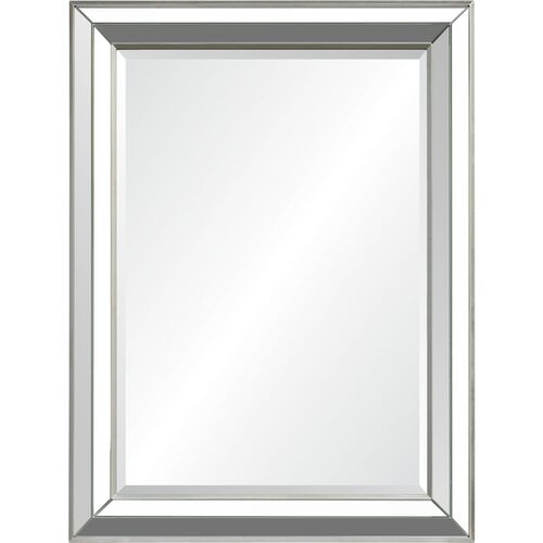 Hawkwell Wall Mirror, Silver~P77543282