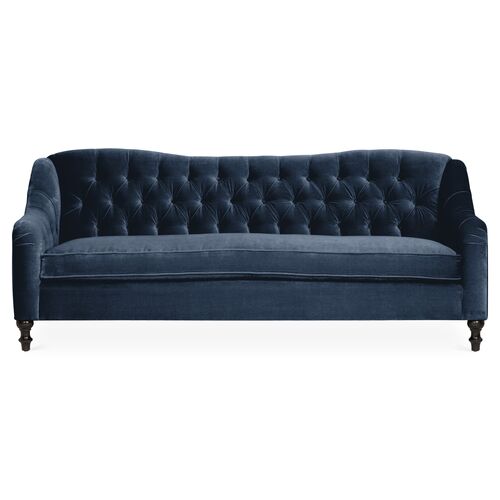 Waverly Tufted Sofa, Velvet~P77383234