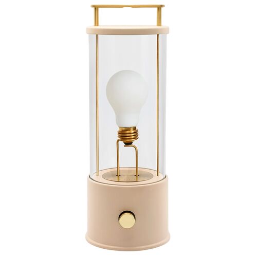 Muse Portable Indoor/Outdoor Lantern, Plaster Pink Muse Portable Indoor/Outdoor Lantern, Plaster Pink