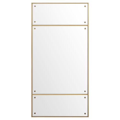 Fabrizio Wall Mirror, Brass