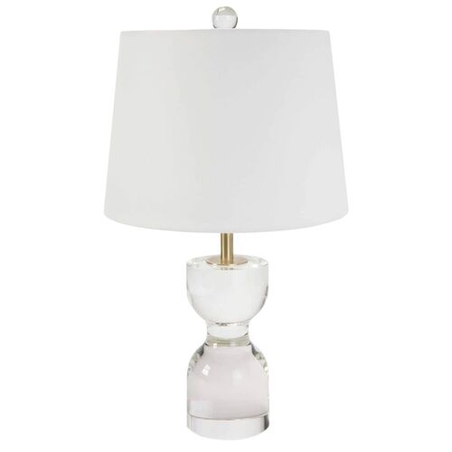 Joan Crystal Small Table Lamp, Clear