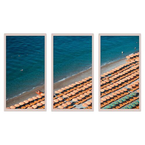 Natalie Obradovich, Fornillo Umbrellas Triptych