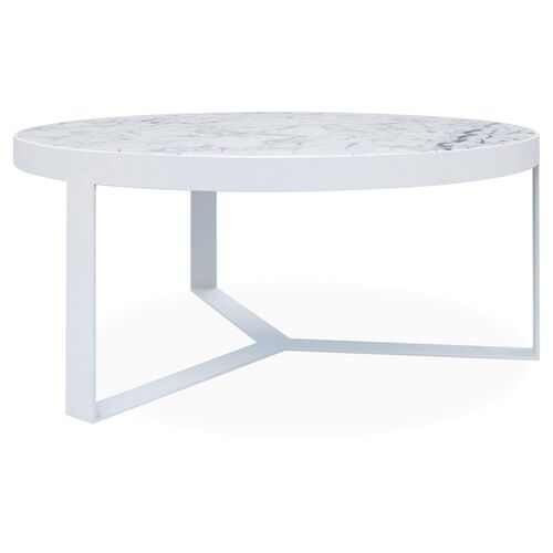 Contemporary 38" Coffee Table, Frost~P77567544