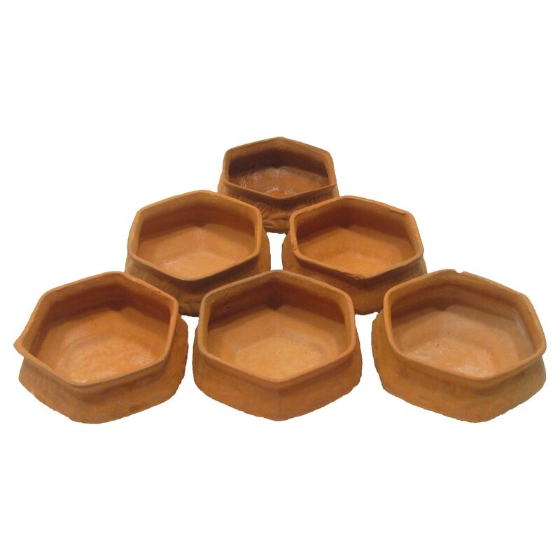 Terracotta Pot Collection, S/6