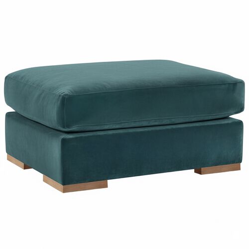 Remington Velvet Ottoman Remington Velvet Ottoman