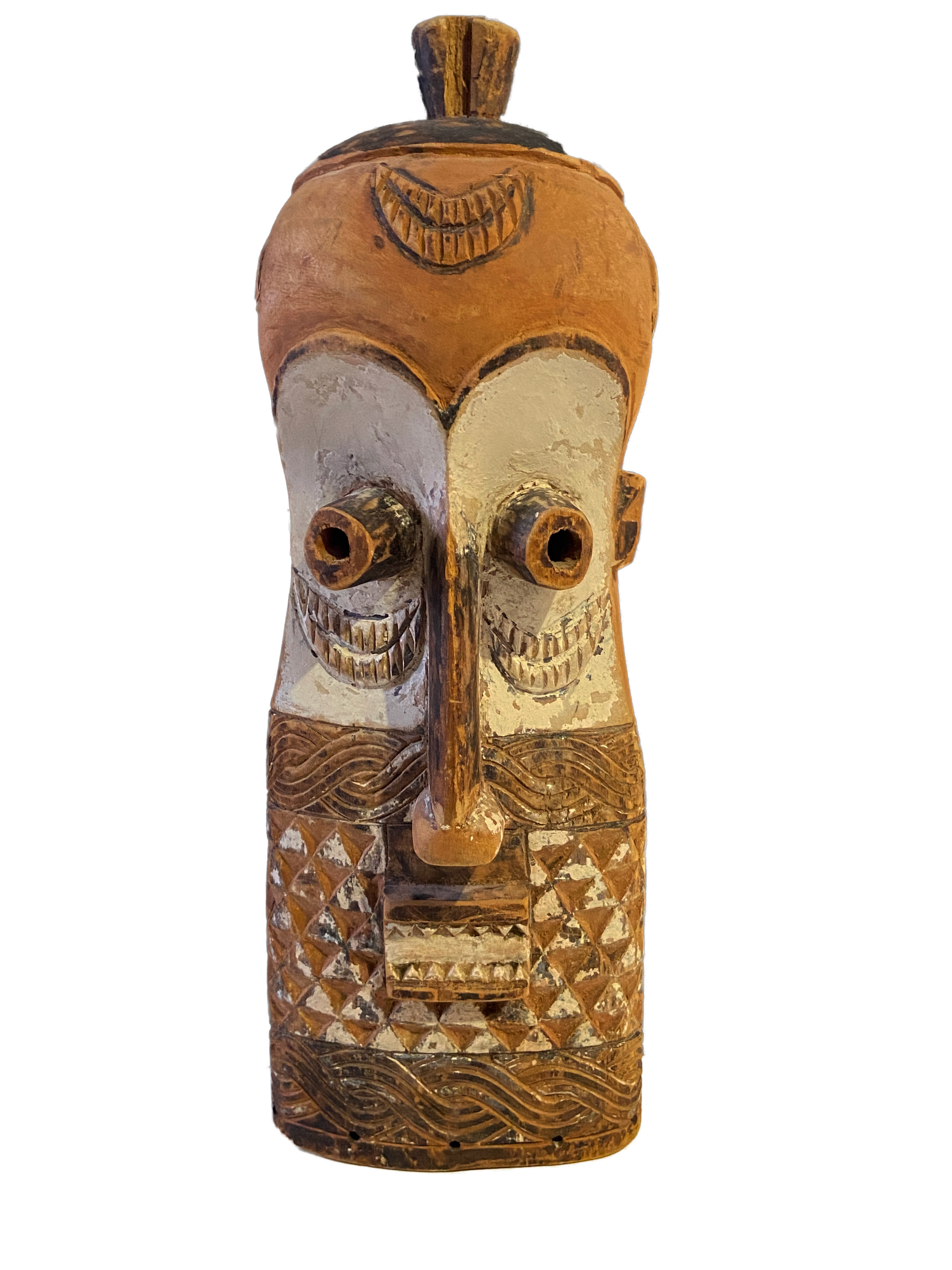 Primitive Old Congolese Bembe  Mask~P77595559