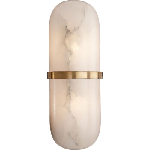 Melange Alabaster Pill Form Sconce