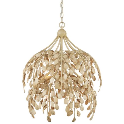 Maypan Coco Shell Pendant, Natural/Coco Cream
