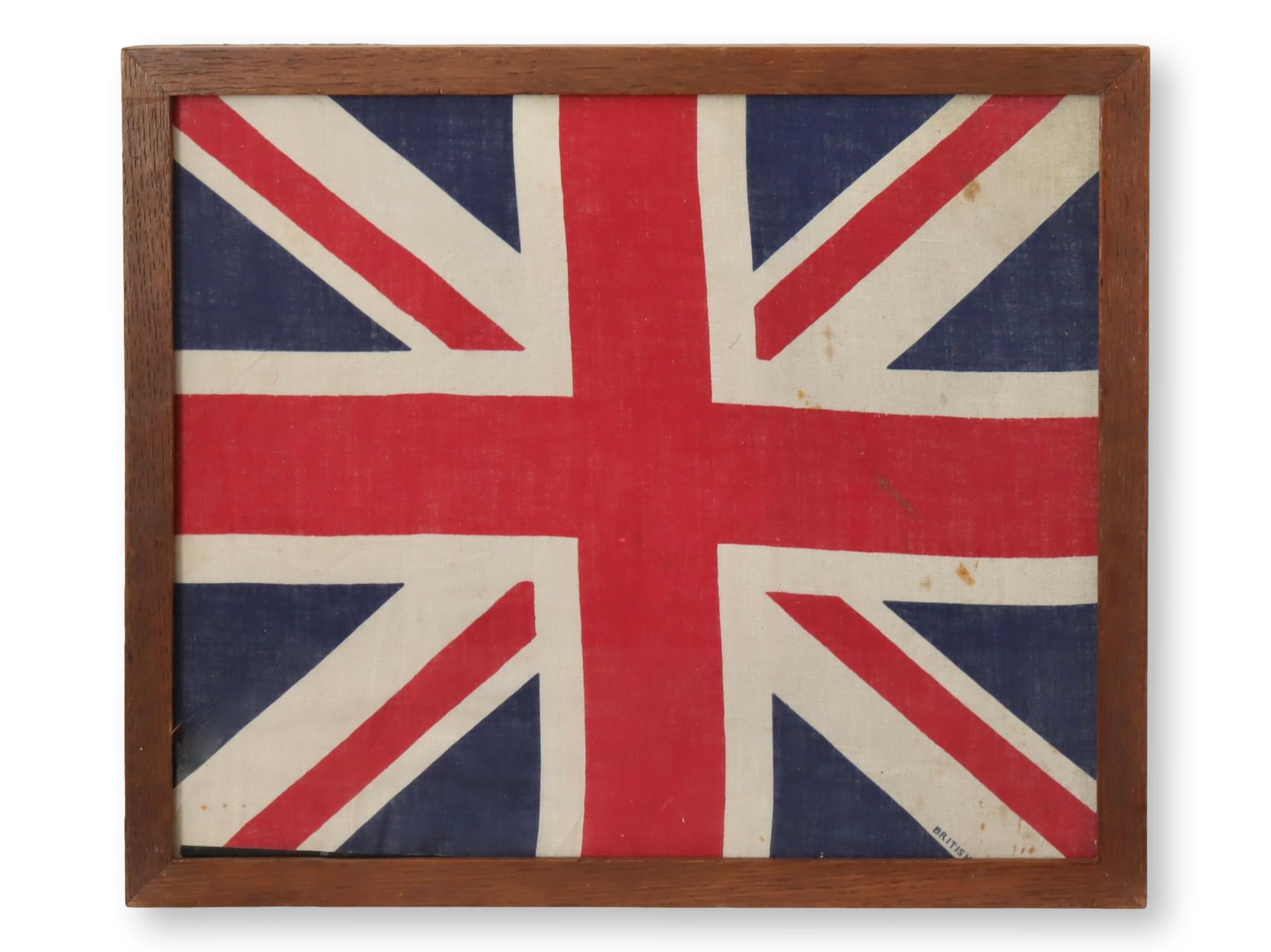 Framed 1940s Union Jack British Flag~P77681651