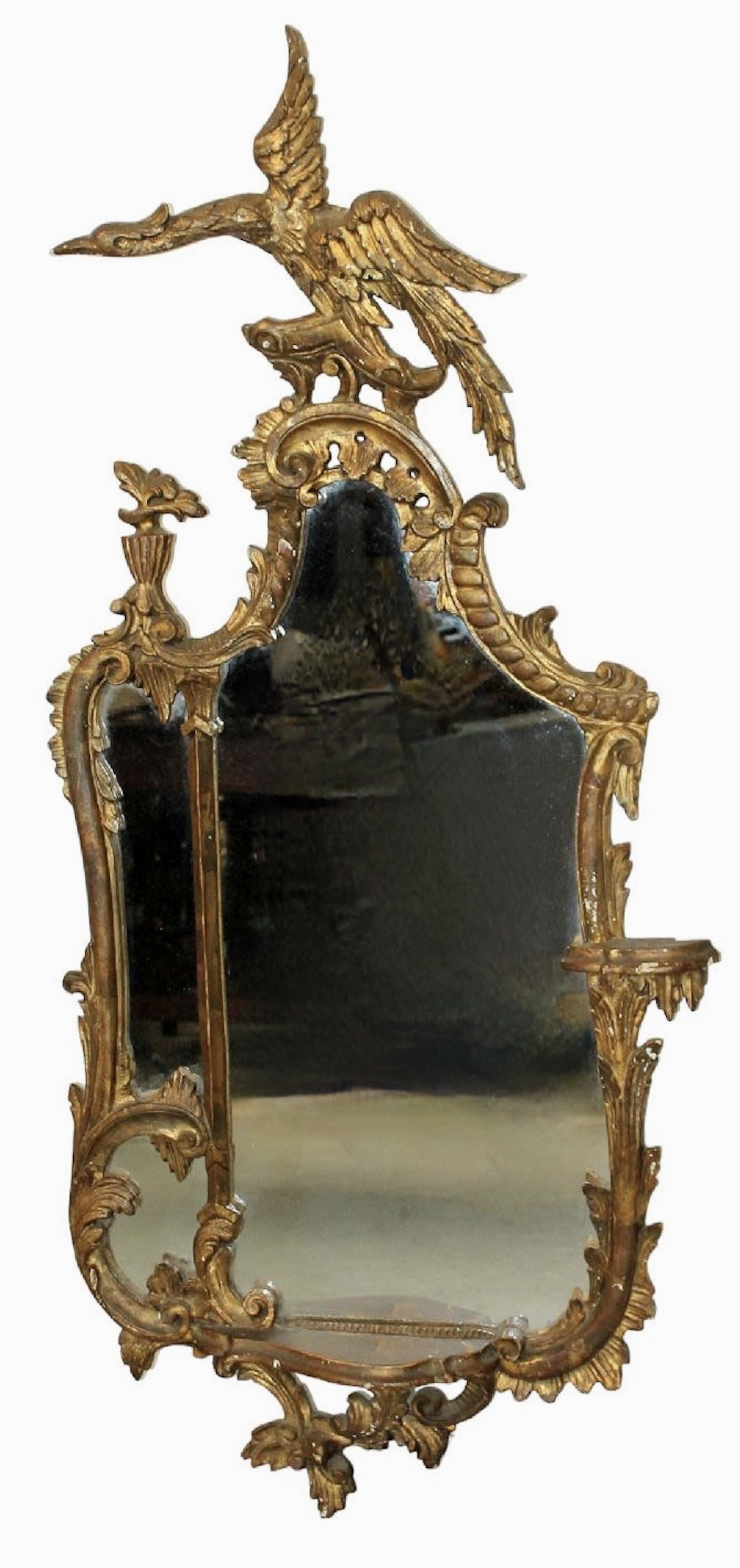Chippendale Giltwood Eagle Mirror~P77679877