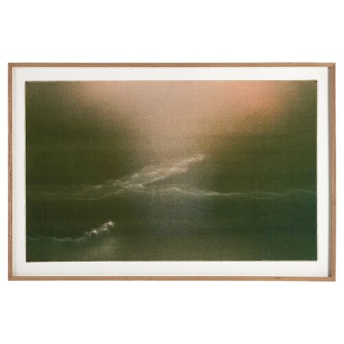 40" x 60" Skyline Film Rowing Docks At Altas 2 Photograph by Toni Toscano, White Oak Frame 40" x 60" Skyline Film Rowing Docks At Altas 2 Photograph by Toni Toscano, White Oak Frame