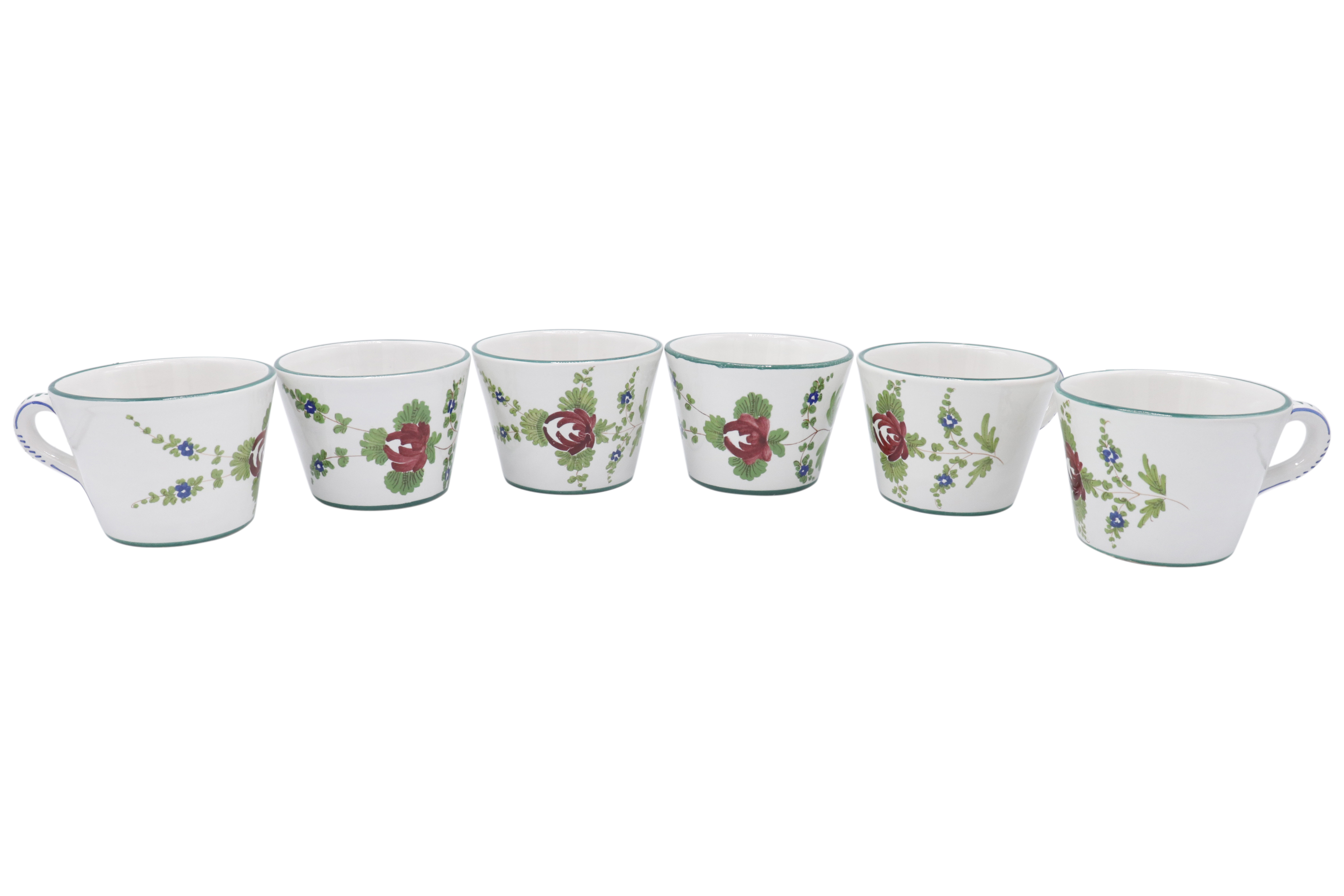 Italian Hand Painted Cups - Set of 6~P77596158