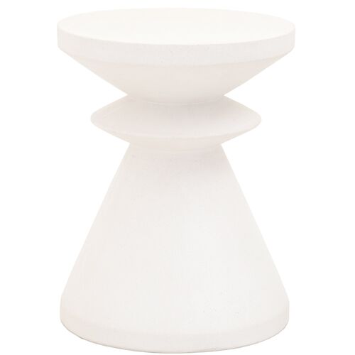 Pawn Outdoor Accent Table, Ivory~P77567412