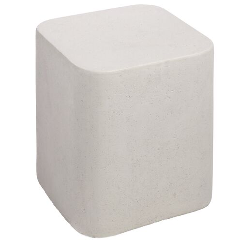 Alsen Volcanic Stone Side Table, Natural