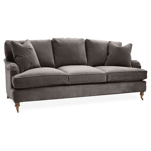 Charcoal Grey L Shaped Couch