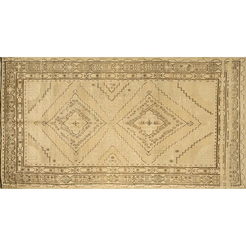 Antique East Turkestan Geomatic Khotan Rug, 6'4" x 12' Antique East Turkestan Geomatic Khotan Rug, 6'4" x 12'